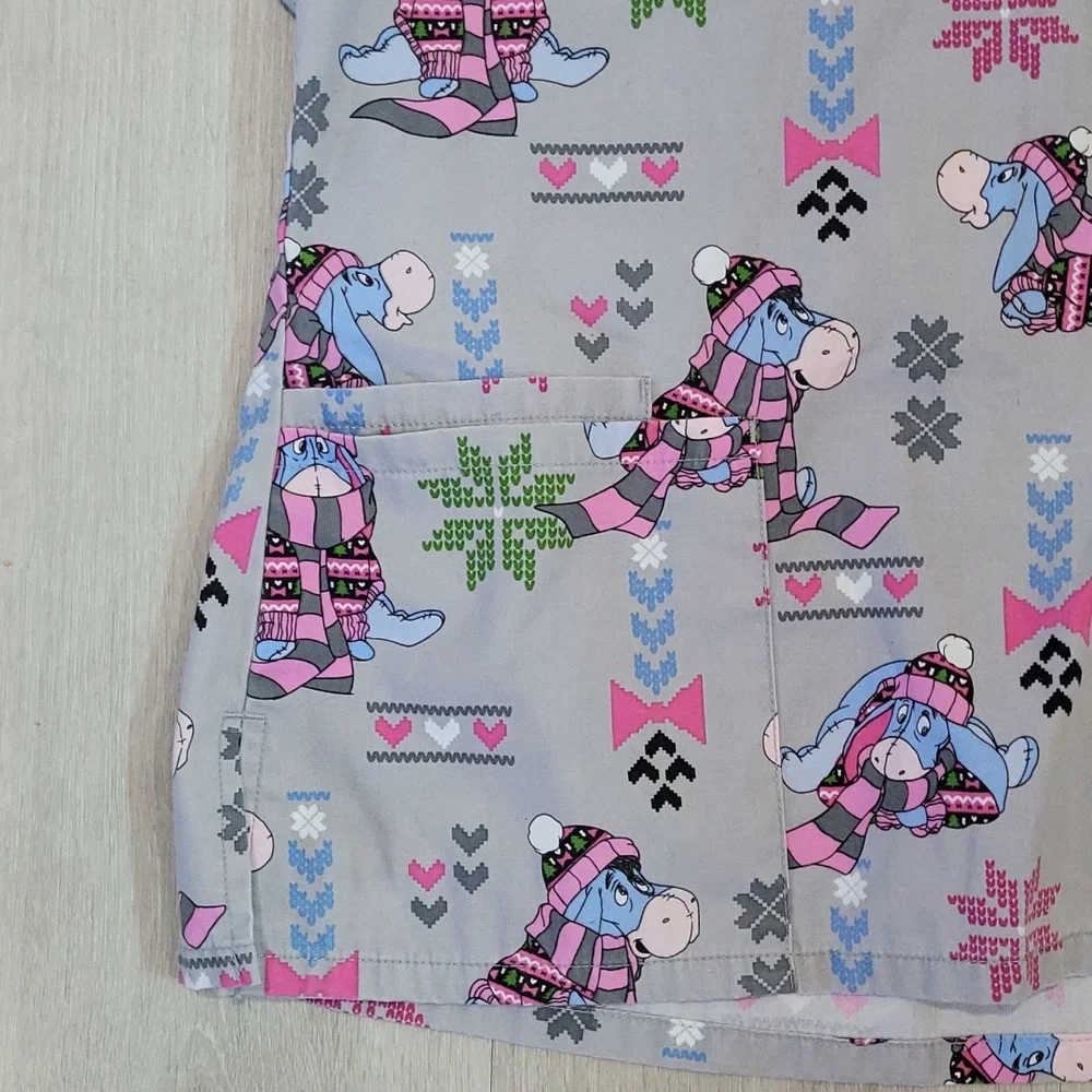 Disney Eeyore size Medium scrub top - Picture 2 of 5